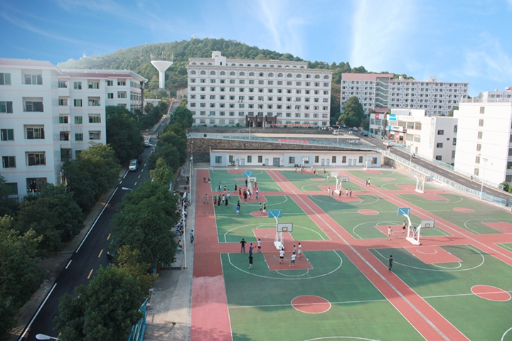 
长沙南方职业学院篮球运动场