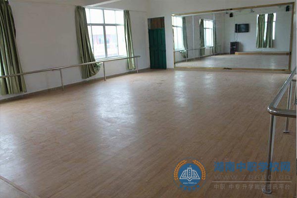 岳阳市新青年职业技术学校舞蹈练习室