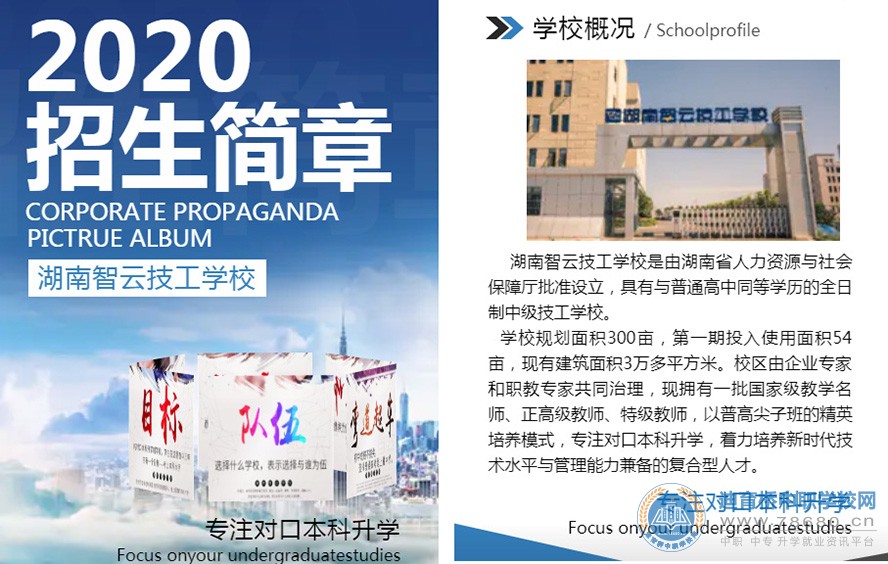 湖南智云技工学校2020年招生简章