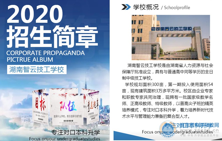
湖南智云技工学校2020年招生简章