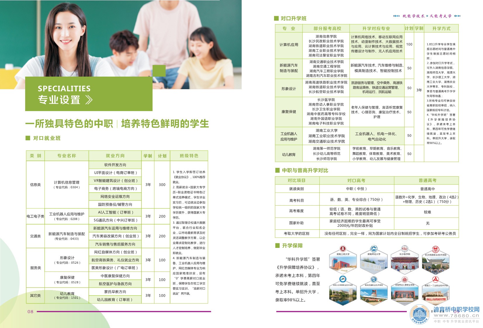 湖南华科技工学校2021年招生简章