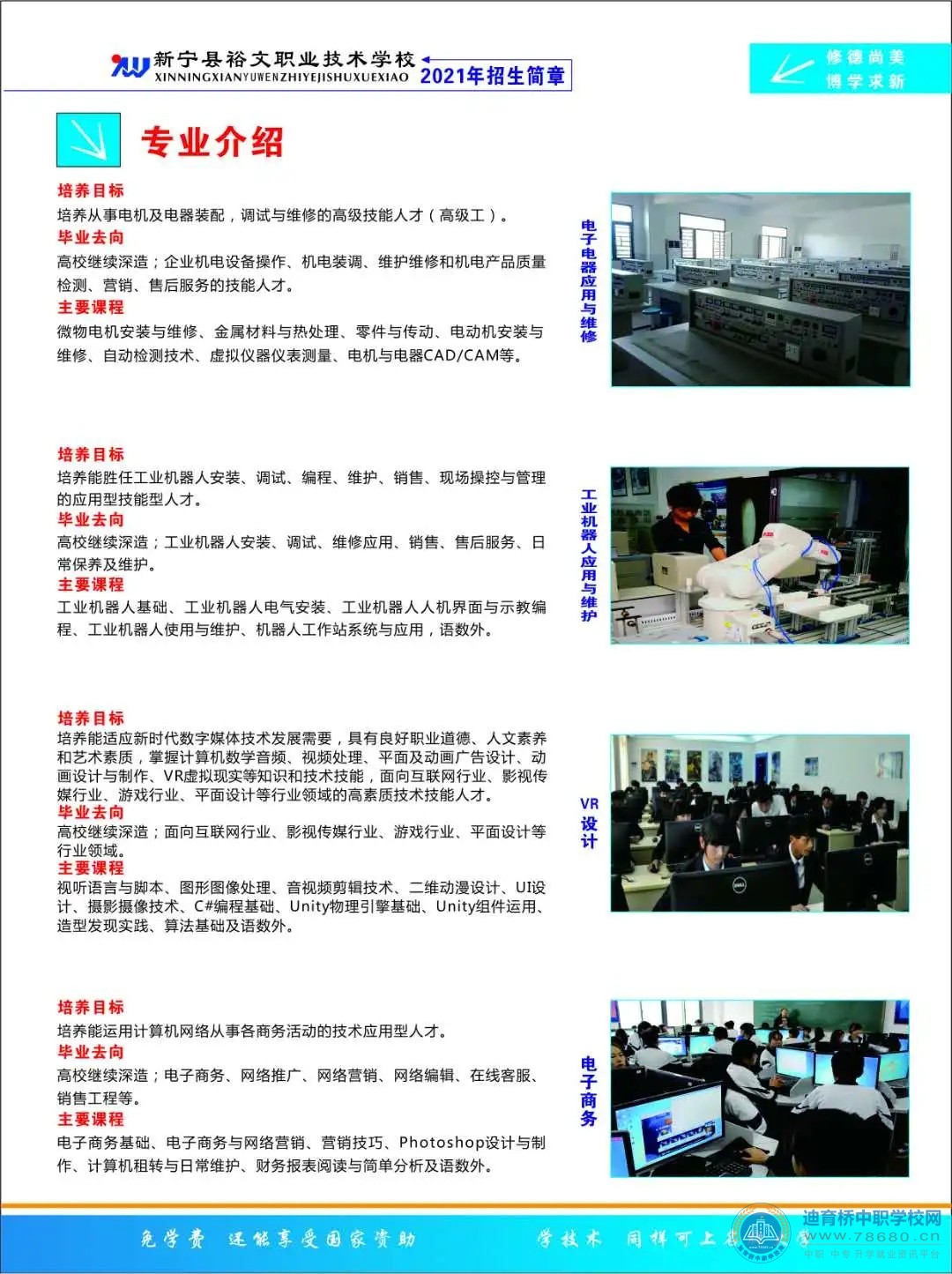 新宁县裕文职业技术学校2021年招生简章