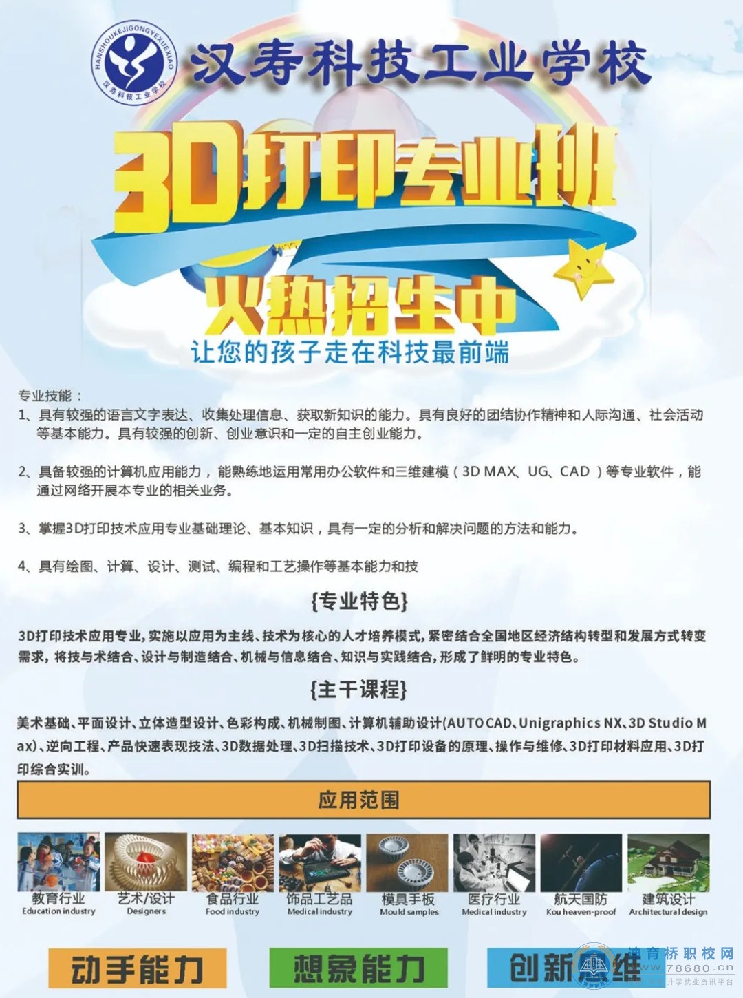 汉寿县科技工业职业技术学校2021年招生简章