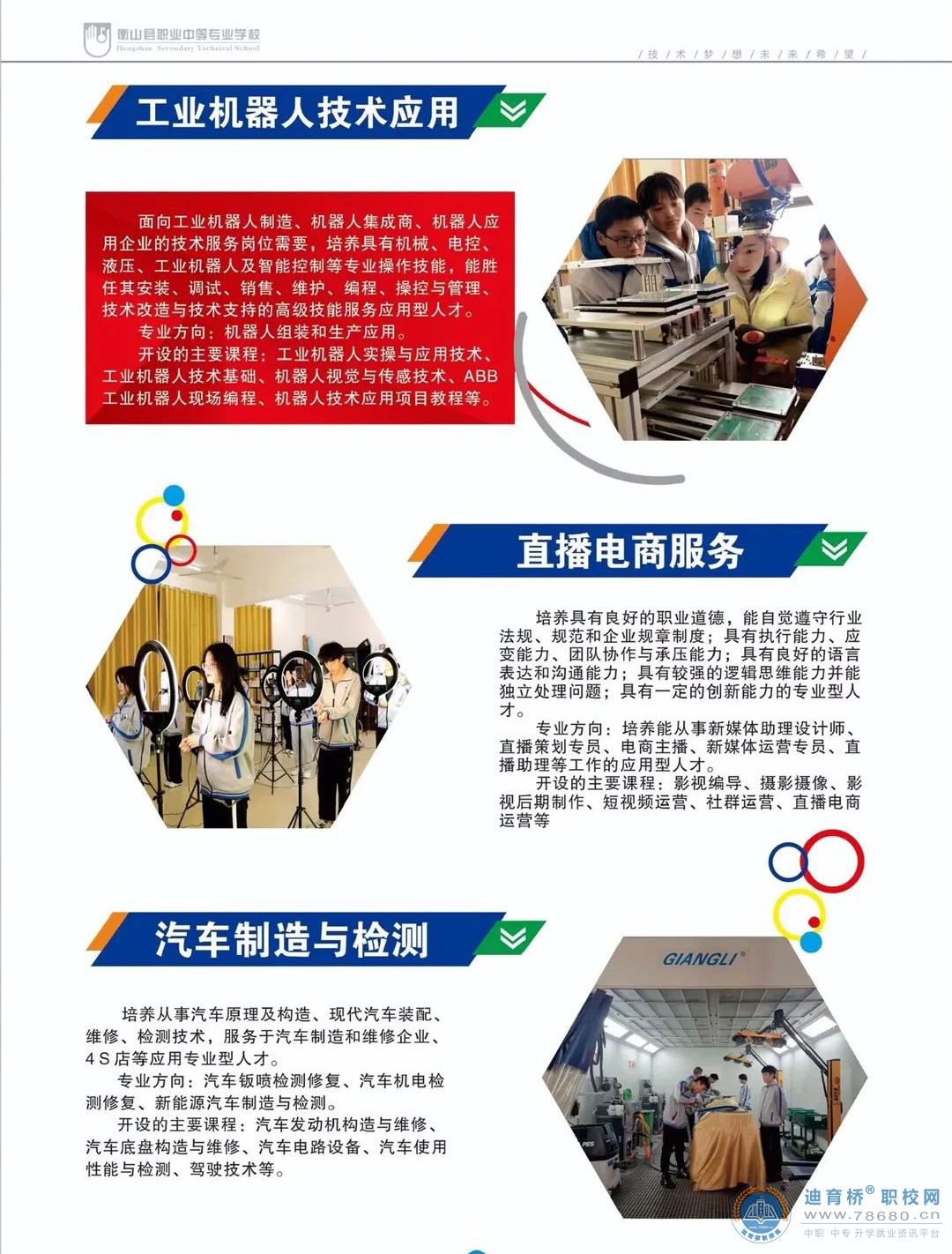 衡山县职业中等专业学校2022年招生简章