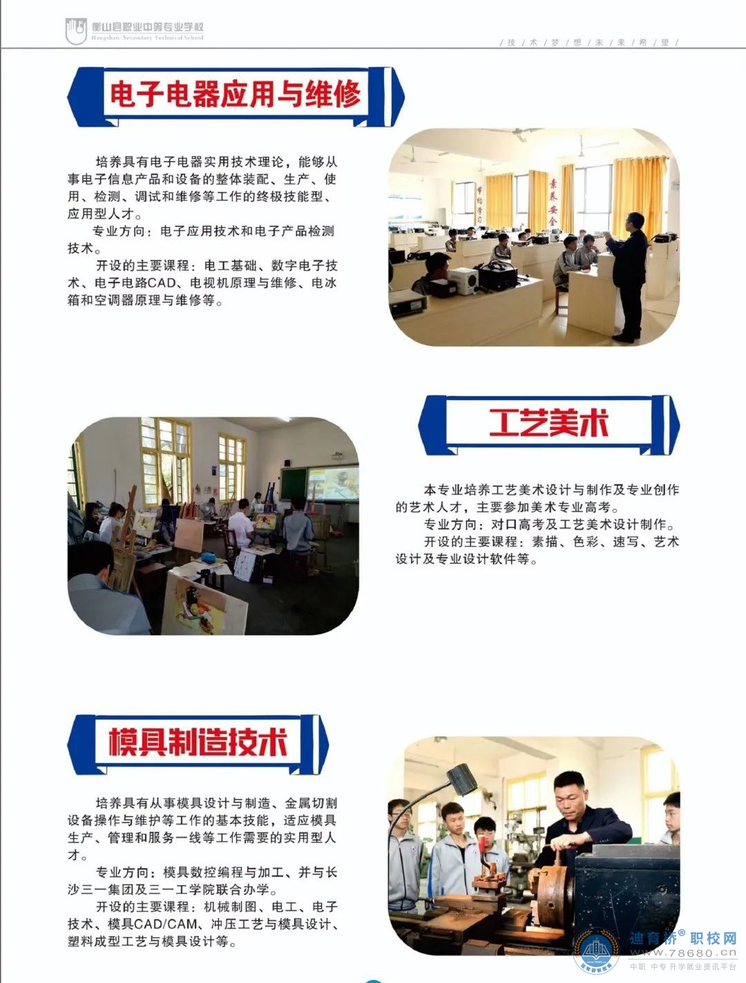 衡山县职业中等专业学校2022年招生简章