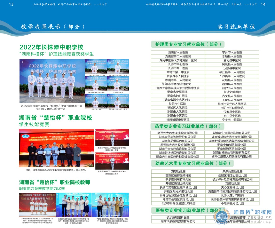 湖南医药职业中等专业学校2023年招生简章