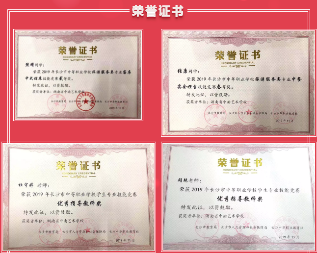 
湖南省中南艺术学校在2019年长沙市中等职业学校技能大赛中再创佳绩