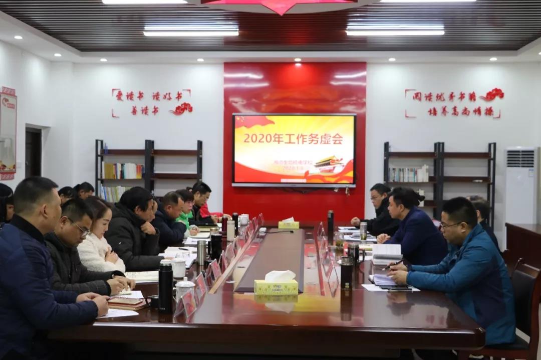 
重整行囊再出发 凝心聚力谋发展 ——湘潭生物机电学校召开2020年务虚会